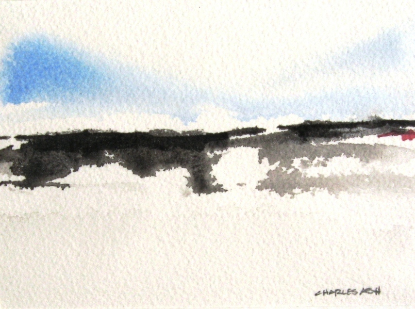 witer storm original
              watercolor